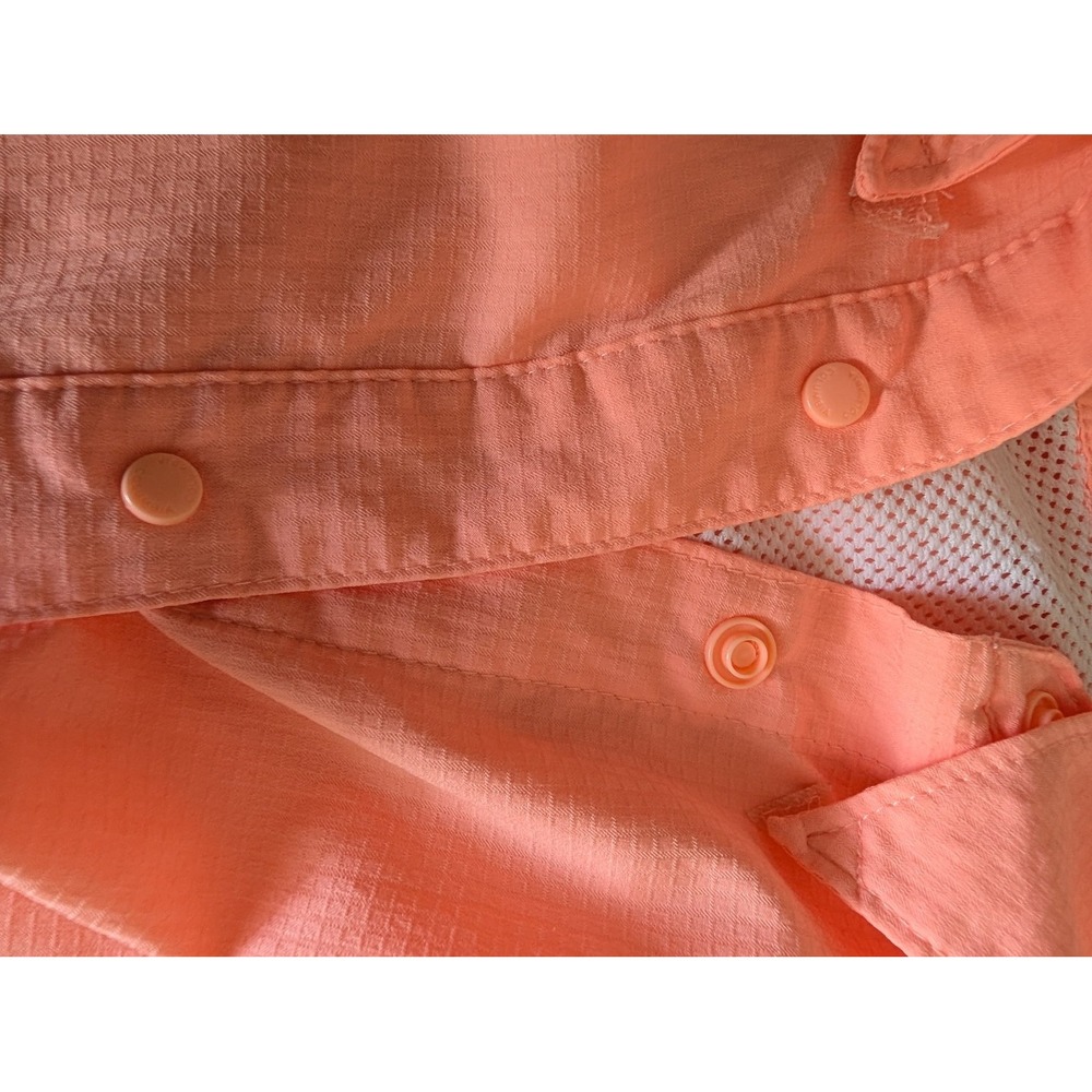 Columbia PFG Tamiami II Fishing Shirt Womens 2X Coral Peach Short Sleeve FW7277 - Picture 5 of 6